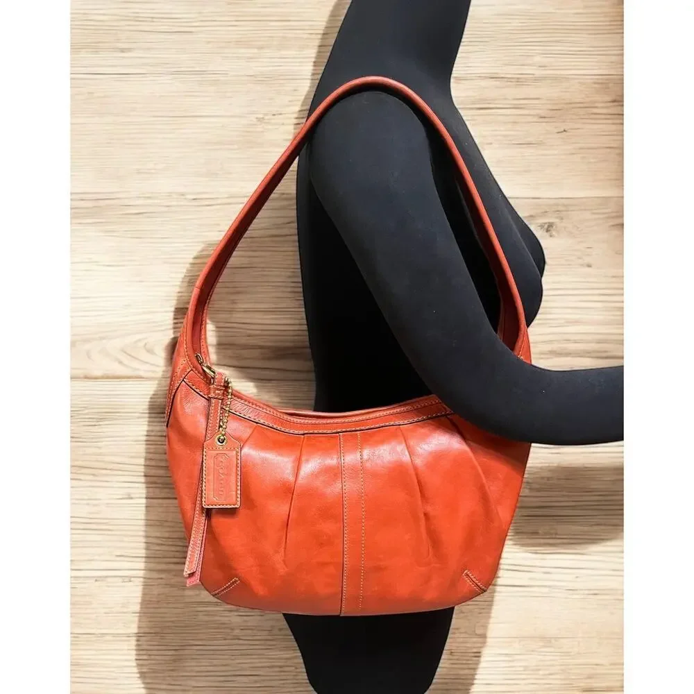 Y2K Coach 12235 Ergo Pleated Hobo Bag
